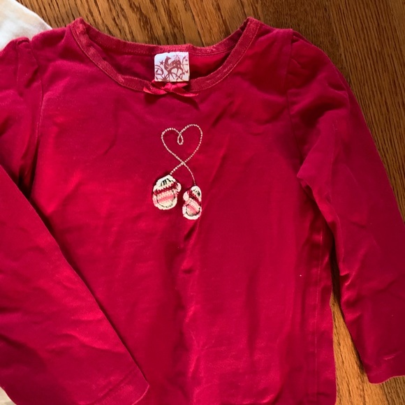 EUC HOLIDAY Shirts and matching pants. Size 2 T - Picture 5 of 8